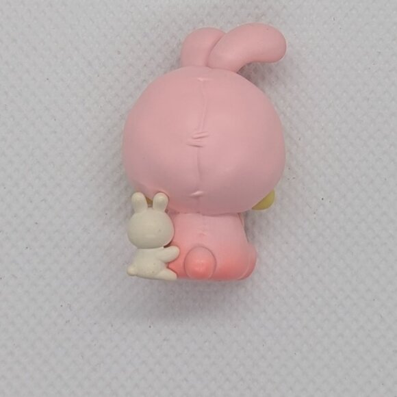 POP BEAN Pajama Cross Dressing Series - Sitting Pink Rabbit - Picture 4 of 5